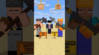 HELP Herobrine To Become The Strongest And Mine Bedrock #friendship #shorts #trending #anime