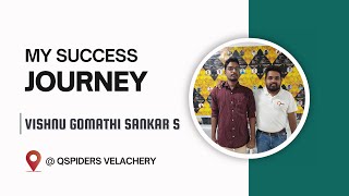 Congratulations, Ms. Vishnu Gomathi Sankar S, for getting placed as a Software engineer