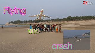 boeing 787 rc airplane crash landing |rc life | rc life bd