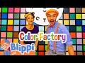 Color Factory | Blippi | Kids Songs | Moonbug Kids