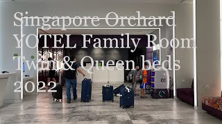 YOTEL Orchard Singapore Family Room 1605, breakfast buffet, gyms, swimming pool 新加坡乌节路的旅馆