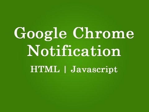 create desktop notification in google chrome create desktop notification in google chrome