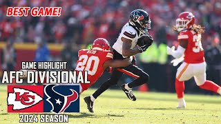 Chiefs vs Texans [DIV RD] Game Today | Jan 18, 2025 | NFL Highlights 2025