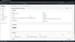 Amazon EventBridge - Creating archives and replays