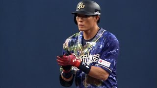 【プロ野球パ】強烈！糸井が右中間真っ二つの同点タイムリー 2015/08/01 Bs-E