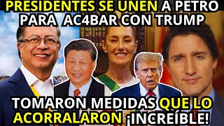 Petro y Presidentes se unen para AC4BAR con Trump🚨Lo ACORRALARON