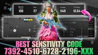 NEW UPDATE 3.5 💥 BEST SENSITIVITY CODE + CONTROL SETTINGS PUBG MOBILE/BGMI