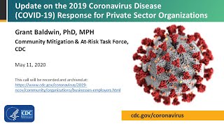 CDC Partner Update on COVID-19: Private Sector - May 11, 2020