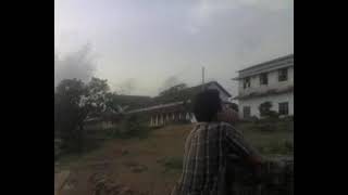 Waterlogged playground of Govt Rajah's HSS Kottakkal, Malappuram Dt in 2011