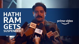 Hathi Ram Gets Suspended - Paatal Lok | Jaideep Ahlawat | Amazon Original