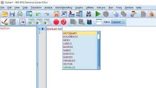 How to export code book or data dictionary from SPSS to excel sheet ?