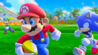 Mario & Sonic at the Rio 2016 Olympic Games  rugby sevens series Mario vs Blaze and Luigi | Vmgaming