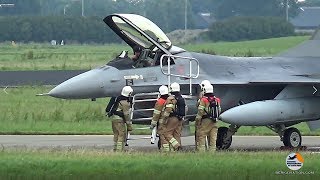 'Blade 2' declaring EMERGENCY | Dutch F-16AM | J-631 | Leeuwarden AB | FWIT 2017