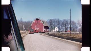 Barn Moving Osakis, MN 1955