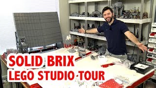 Solid Brix Studios (David Hall) LEGO Room Tour