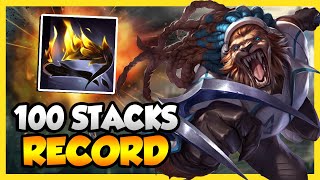 MAS DE 100 STACKS CON RENGAR, CASI TROLLEO EL GAME POR ESTO | LEAGUE OF LEGENDS.