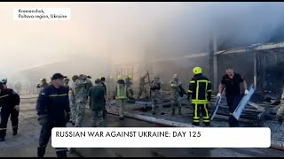 Russian missile killed and wounded dozens in Kremenchuk shopping mall. The 125th day of war