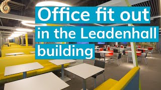 Office fit out for Aon in the Leadenhall building, London