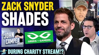 Zack Snyder SHADES Geeks + Gamers & John Campea!? Snyder Fans Turn?! The Quartering Drops TRUTH?!