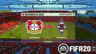 FIFA 20 | Bundesliga 19-20 Bayer Leverkusen vs M'Gladbach  Matchweek 10 | Gameplay PC