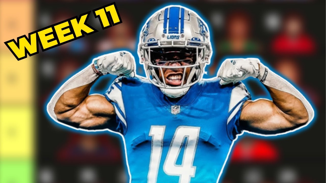 Week 11 — Top 24 RB/WR Fantasy Football Rankings And Tiers - YouTube