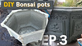 Cast large pots with ready-made molds.