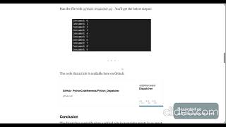 Mastering Asynchronous Dispatchers in Python with Asyncio | Async Programming | Python Code Nemesis