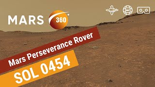 Mars 360: NASA's Mars Perseverance Rover - Sol 0454 (360video 8K)