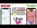 Are These The Worst Lyft And Uber Driver Earnings In 3 Years?!