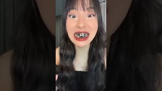 [Review]Miếng dán trắng răng có  được như lời đồn cùng mình thử xem sao? #shorts #trending #tiktok