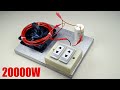 free electricity generator make free energy 240V 50KW electricity with magnet and copper wire