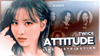 [AI COVER] How would TWICE sing “Attitude” by IVE // LINE DISTRIBUTION