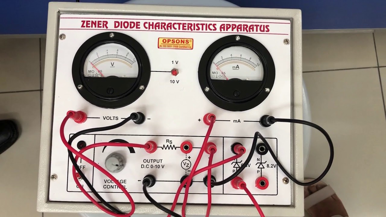 Zener Diode Characteristics Experiment