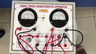 ZENER DIODE  to determine reverse breakdown voltage  PRAKASH & MINI