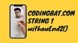14 Codingbat | String 1 | withouEnd2 | Java coding practice | UiBrains | by Naveen Saggam