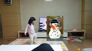 [연서일기]꼬마눈사람 독창 Little snowman song♡♥♡♥♡♥