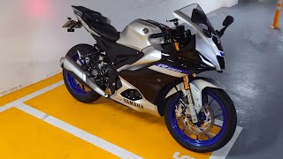 YAMAHA R15M | Stock Exhaust | Gopro Hero 9 | Wind Slayer Test