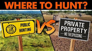 Hunting Public vs Private Land | Deer Hunting 101