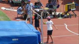 関東陸上競技大会  女子 走高跳 決勝 2012.8.26