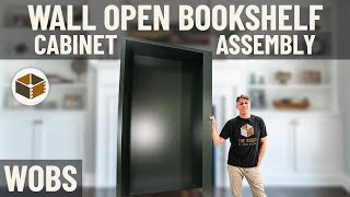 Wall Open Bookshelf Cabinet Assembly (WOBS) | RTA Cabinet Assembly