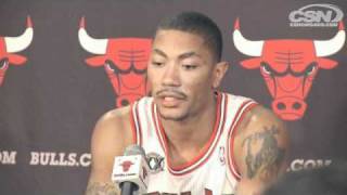 Derrick Rose -  "Why can't I be MVP of the league?"