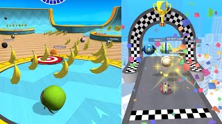 Going Balls | Banana Frenzy Vs Crazy Race 10 - Satisfying Mobile Games