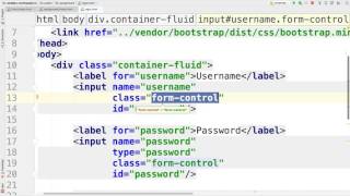 2.6 creating a login page in MEAN stack webdev summer 2 2017