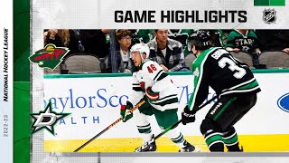 Wild @ Stars 12/4 | NHL Highlights 2022