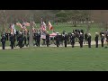 Hundreds of officers, community turn out for procession to fallen policeman's burial