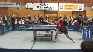 Ralley Reitspies vs Abdel   Aziz Egypt  Zoom 20191201 TV Hilpoltstein vs Leiselheim Tabletennis Seco