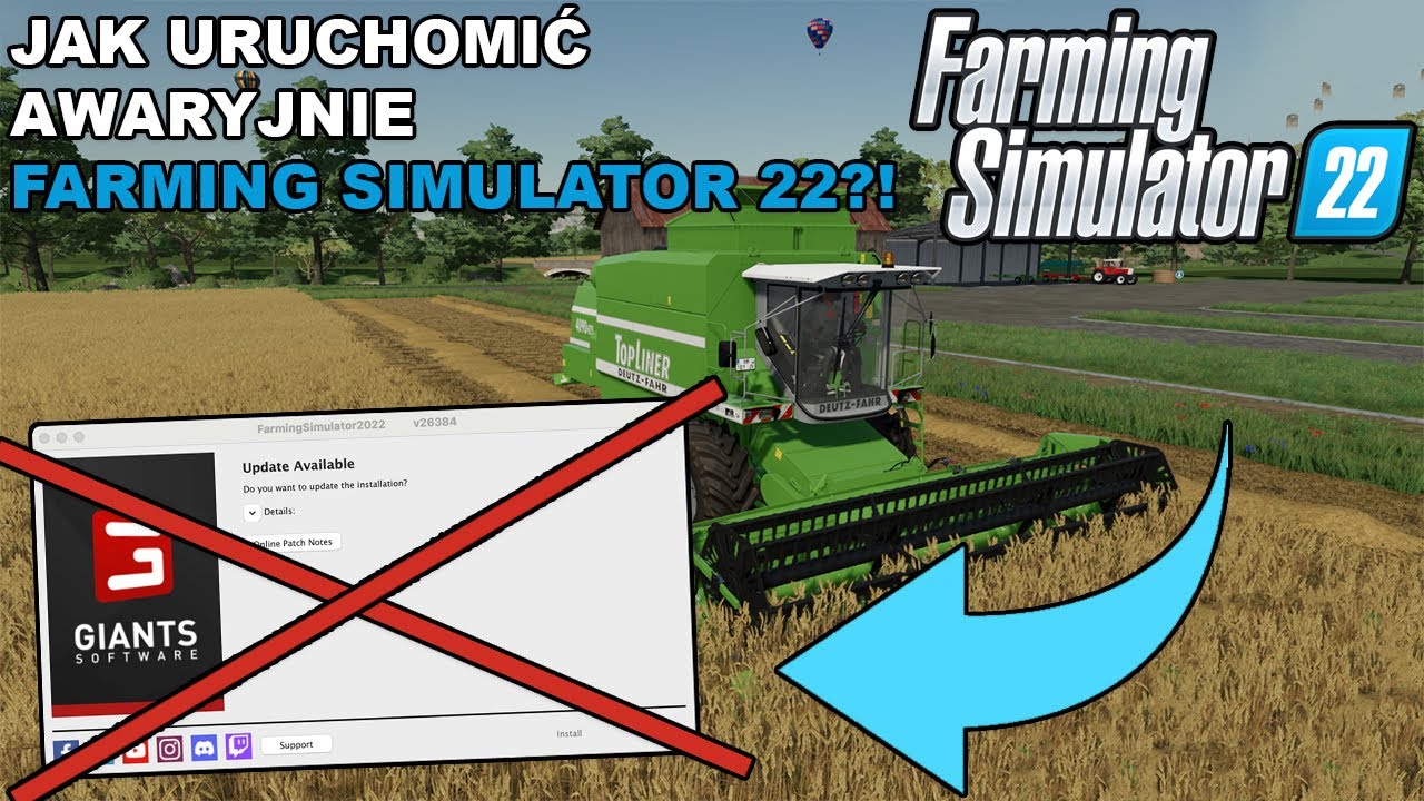 CO ZROBIĆ JEŻELI FARMING SIMULATOR 22 NIE CHCE SIĘ URUCHOMIĆ😤🤔 I JAK ...