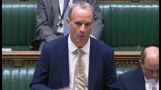 Dominic Raab faces MPs as Russia's bombardment of Ukraine steps up | ITV News