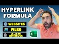 Excel Formula to Create Hyperlink 🔗 in Cell - Websites🌐, Files📁, Workbook Navigation🧭!