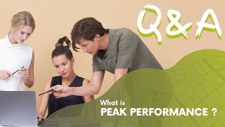 What is Peak Performance